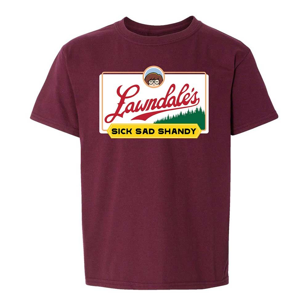Kids T-Shirt - QCXUZP7V - Maroon - 14