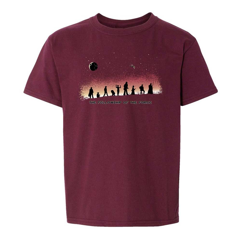 Kids T-Shirt - N3Y2G1F6 - Maroon - 14