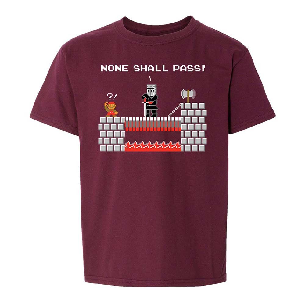 No Plumbers Shall Pass - Maroon - 14