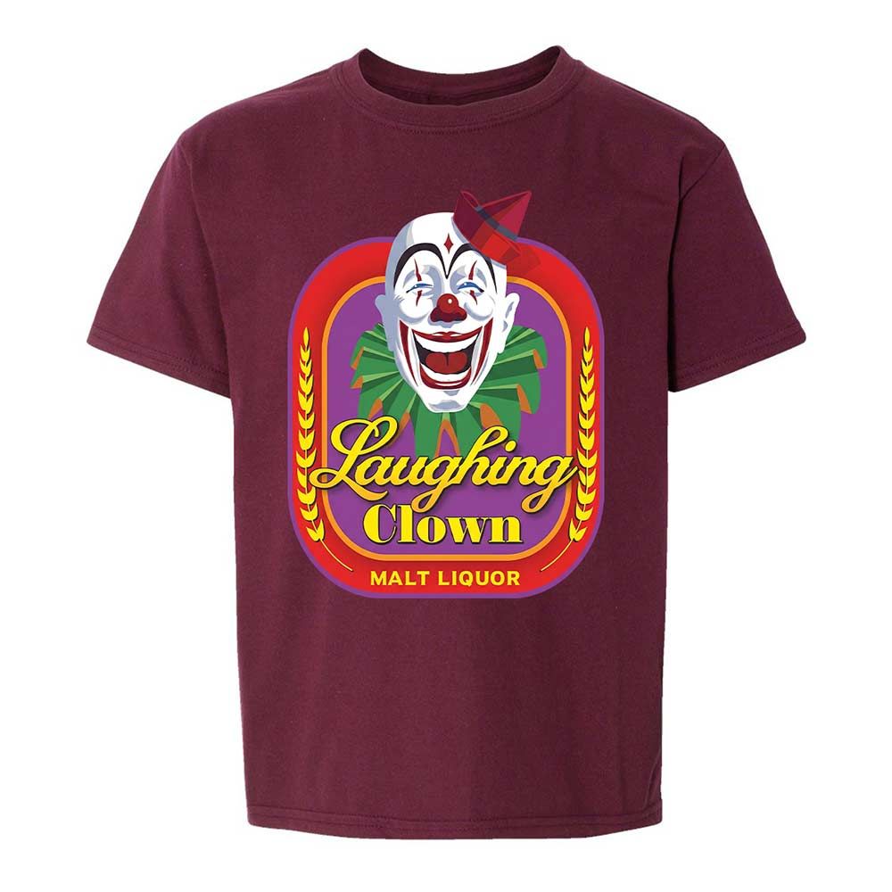 Laughing Clown Malt Liquor - Maroon - 14