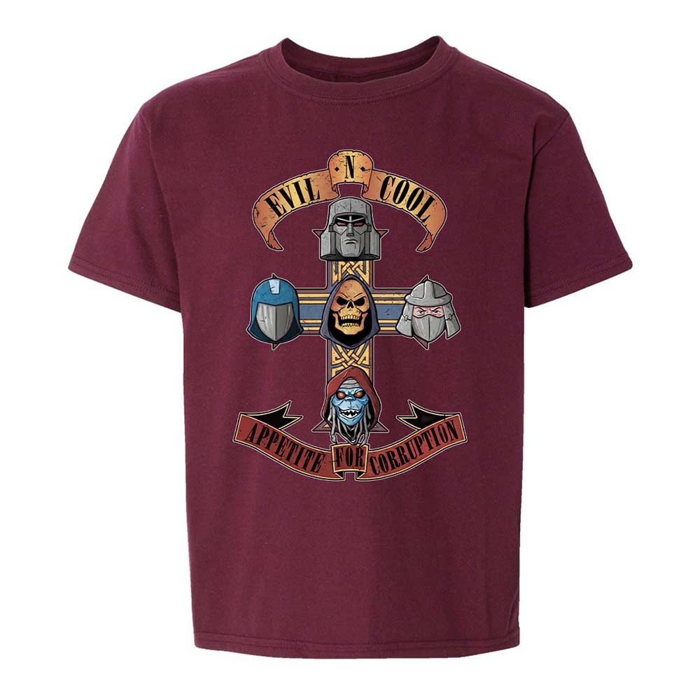 Kids T-Shirt - WPRUARZC - Maroon - 14