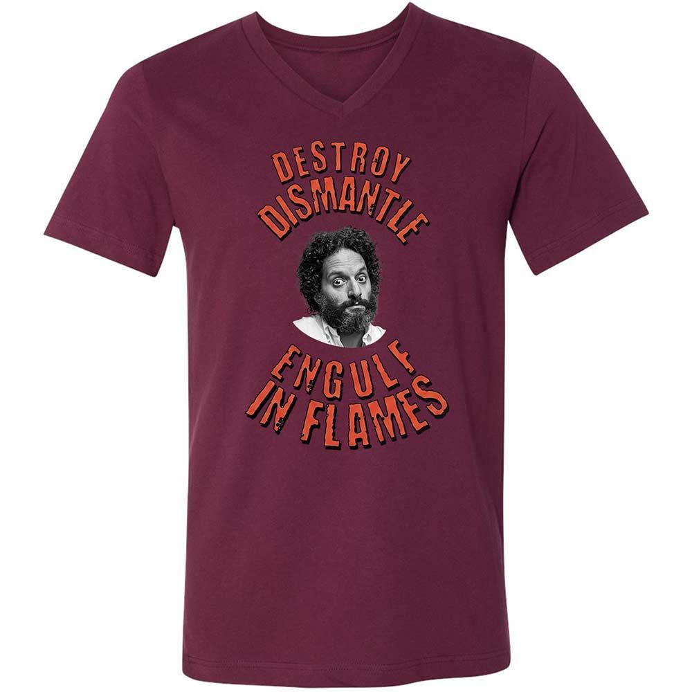 Destroy, Dismantle, Engulf in Flames - Maroon - 14