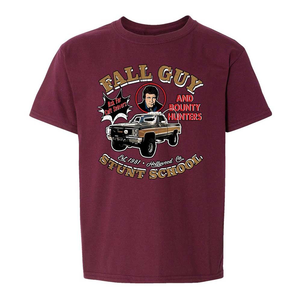Kids T-Shirt - 8LSHE5WT - Maroon - 14