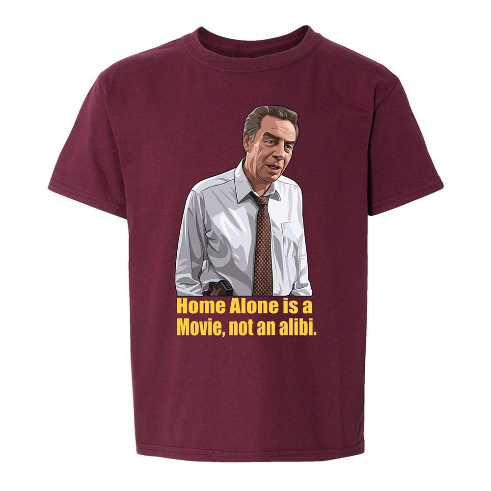 Kids T-Shirt - 6L6DPABG - Maroon - 14
