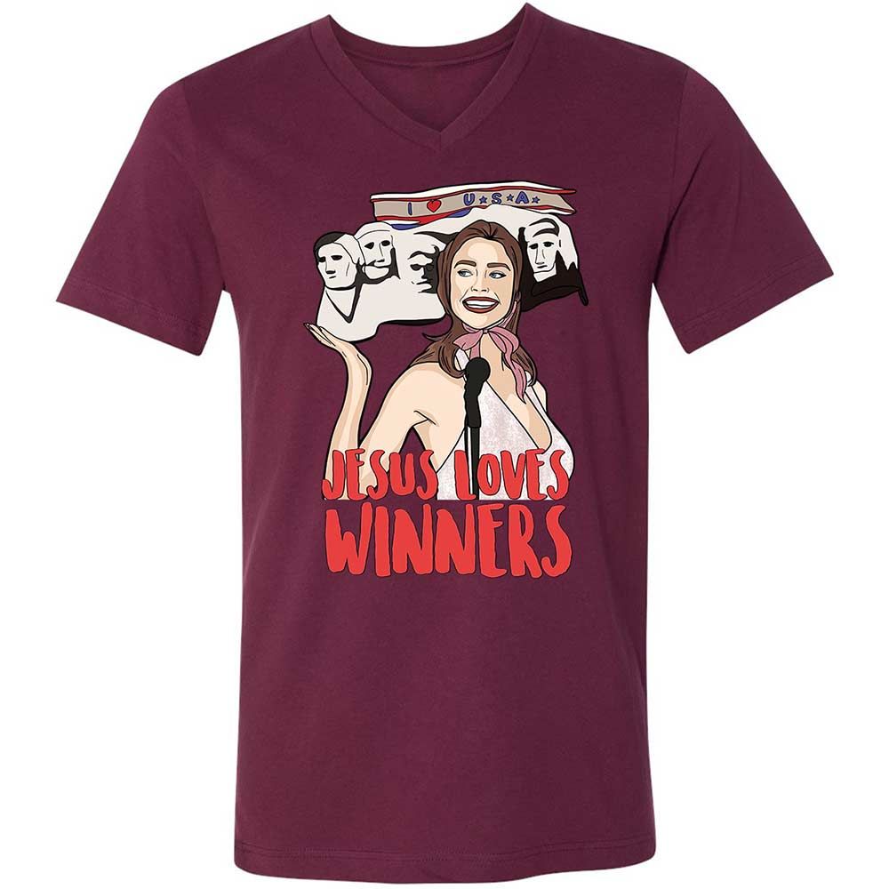 He Loves Winners - Maroon - 14