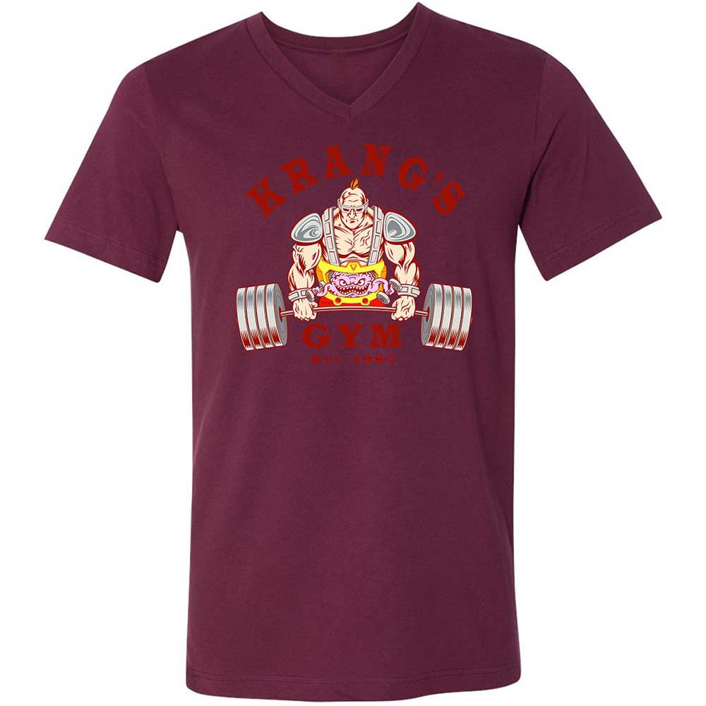 Unisex V-Neck T-Shirt - AM3SA4AU - Maroon - 14
