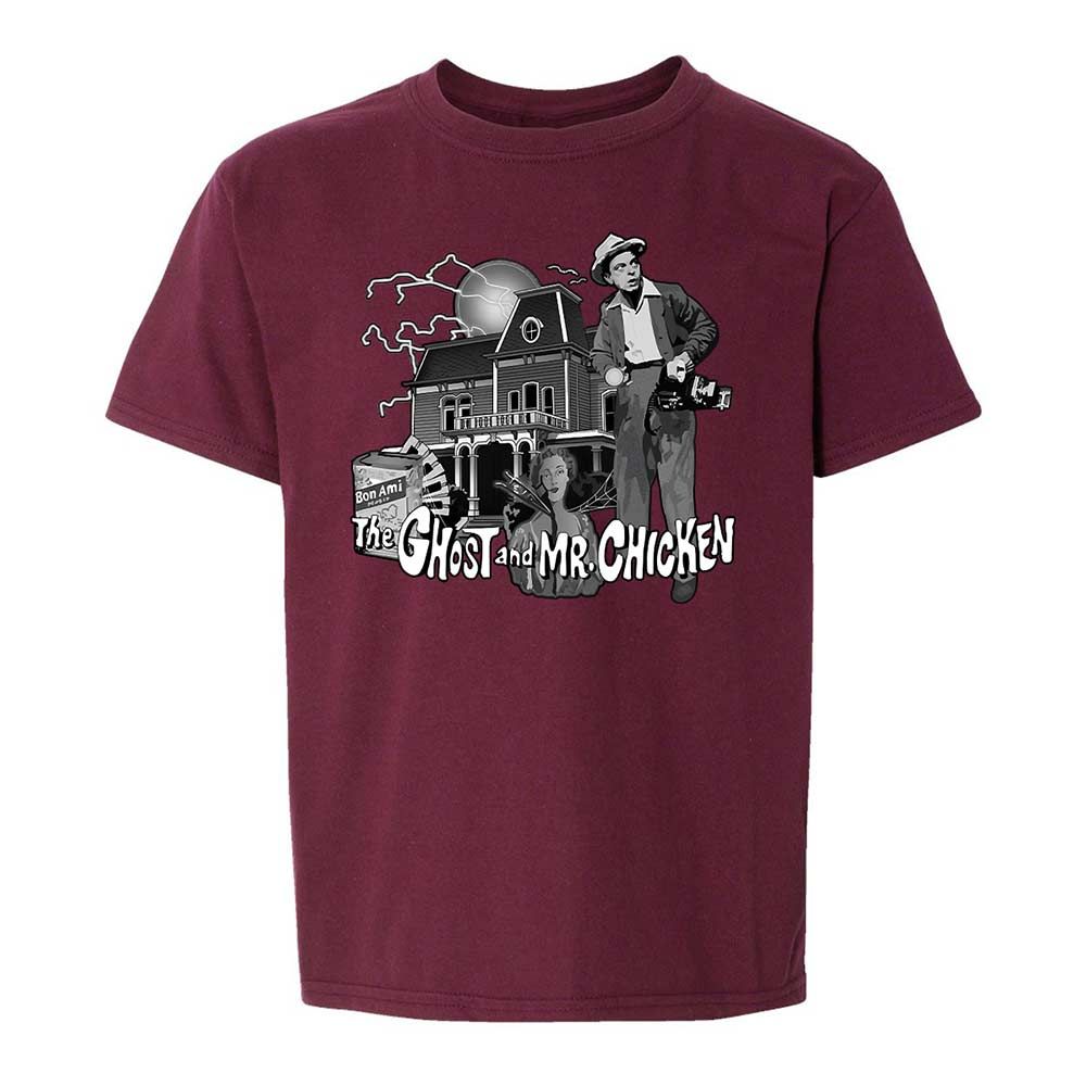 Kids T-Shirt - E9RBQS1U - Maroon - 14
