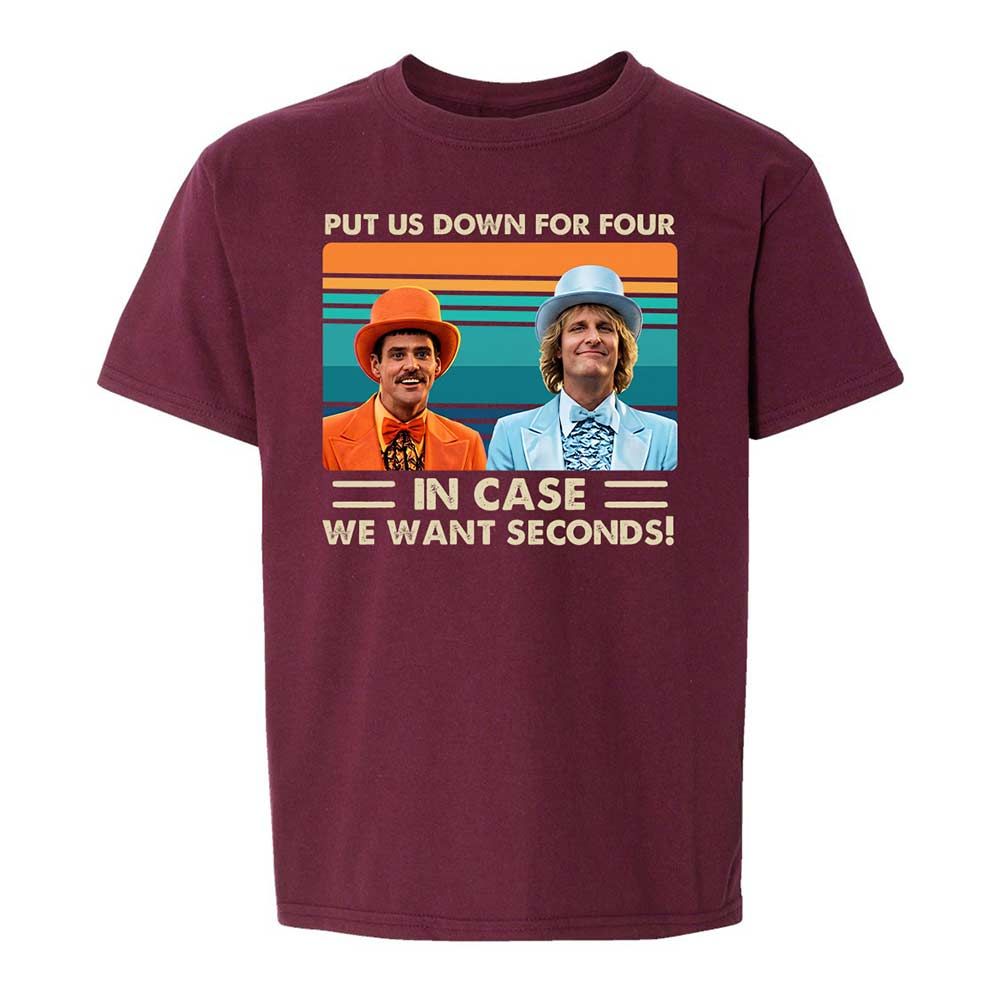 Kids T-Shirt - 2W1YQC8G - Maroon - 14