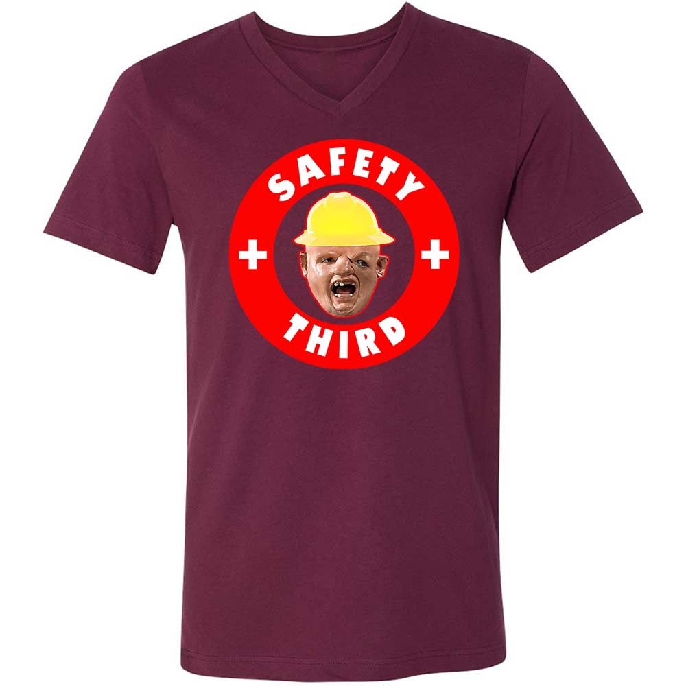 Safety Third - Maroon - 14