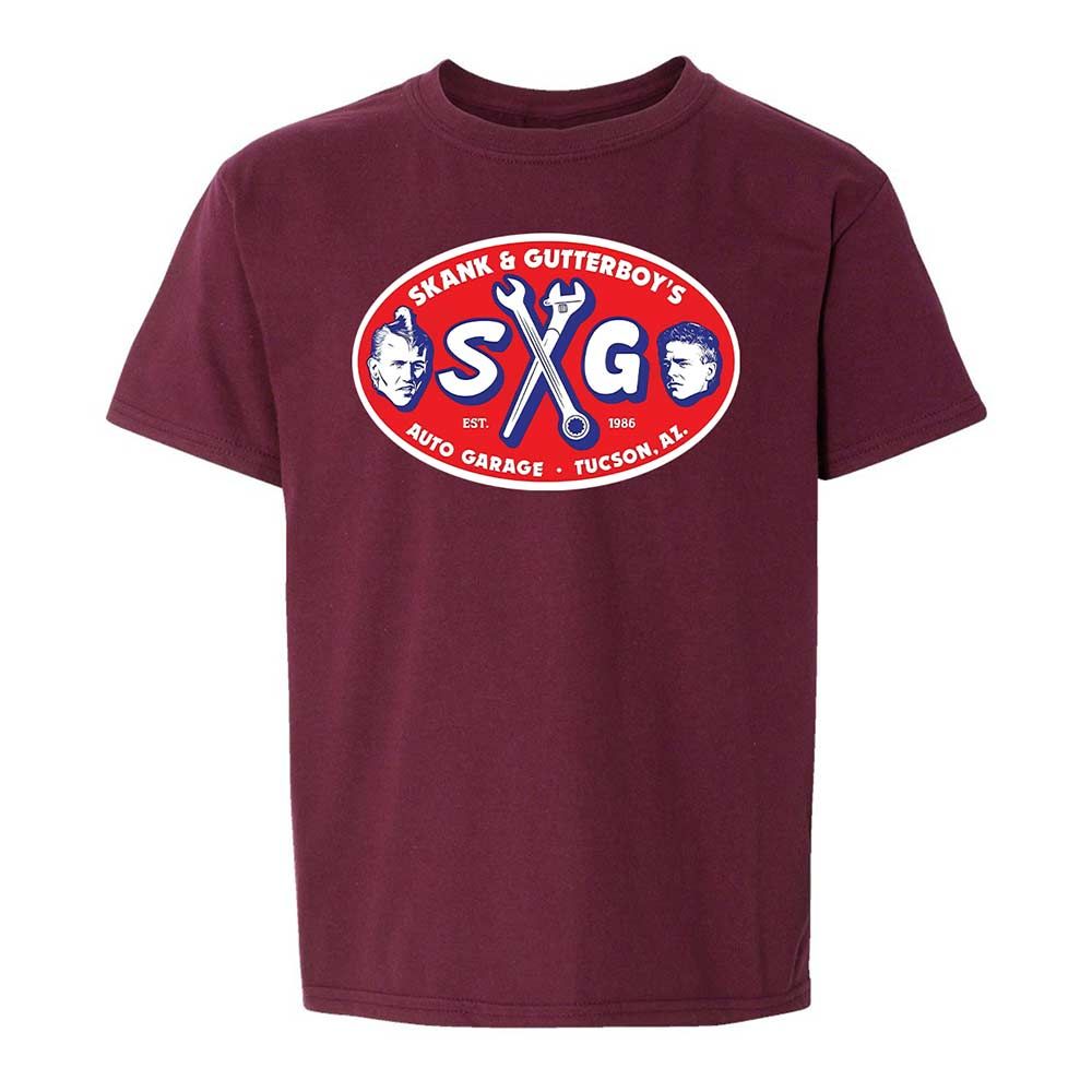 Kids T-Shirt - 4SVNWDH3 - Maroon - 14