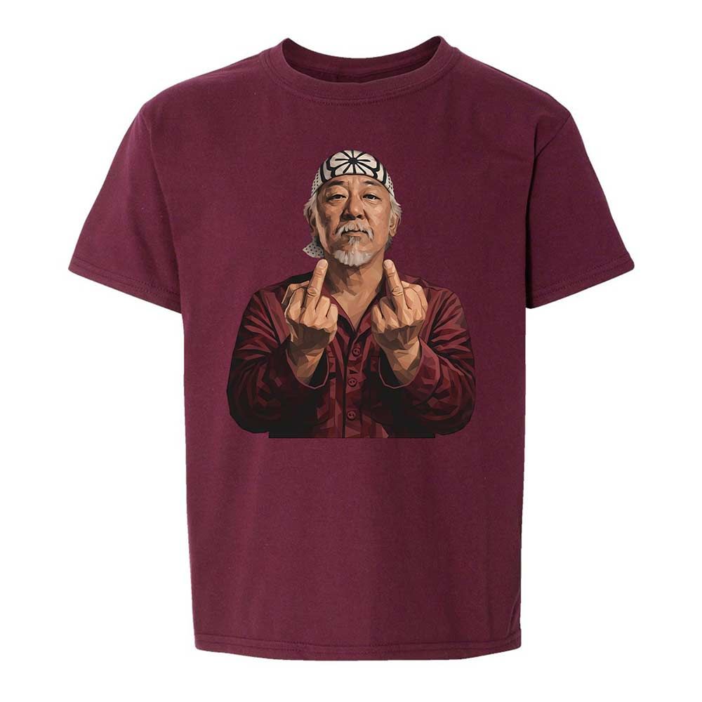 Kids T-Shirt - URD3ALKR - Maroon - 14