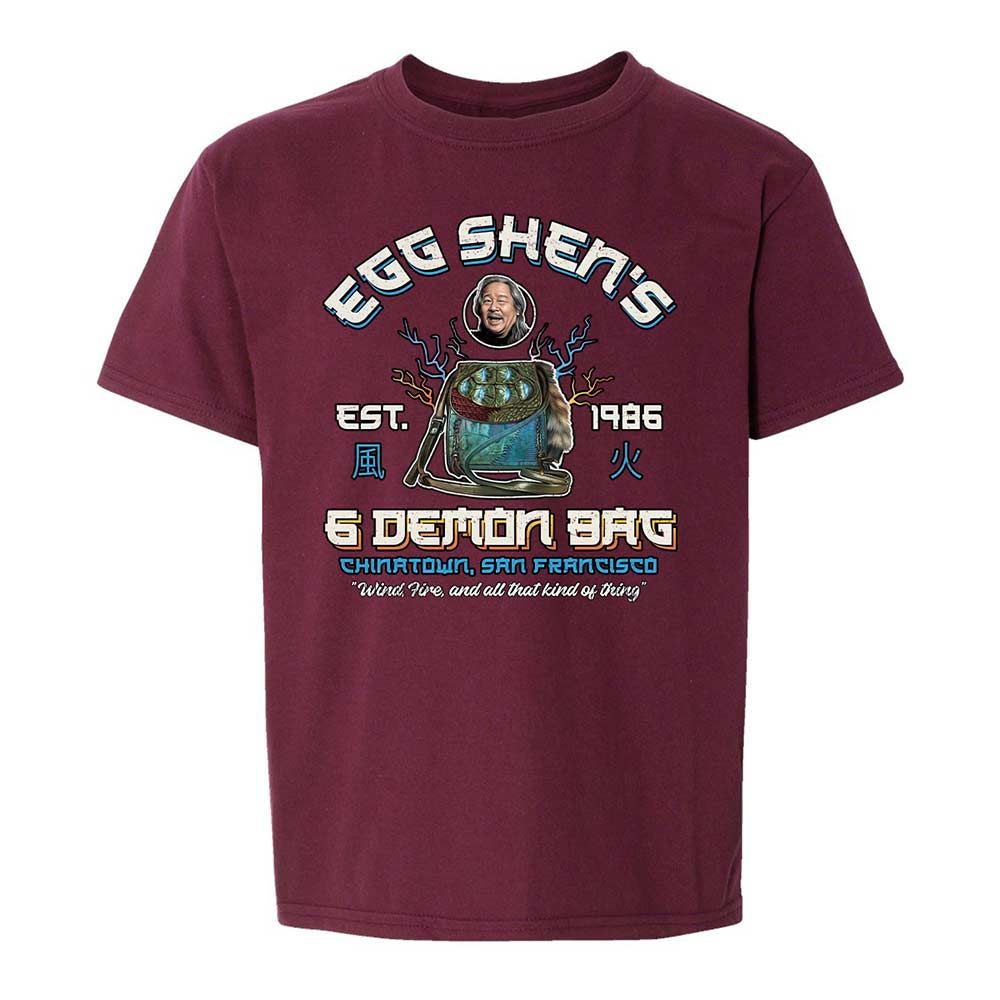 Kids T-Shirt - J8ZBVDPW - Maroon - 14
