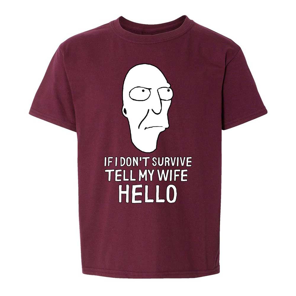 Kids T-Shirt - 5LWPLNU1 - Maroon - 14