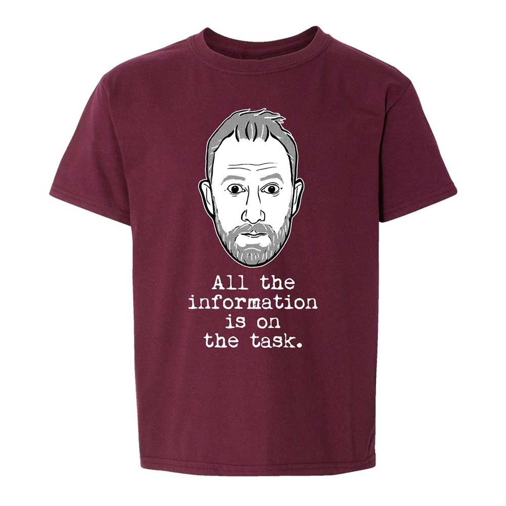 All the information is on the task - Maroon - 14