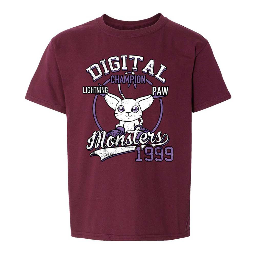 Kids T-Shirt - LM6UR3GN - Maroon - 14