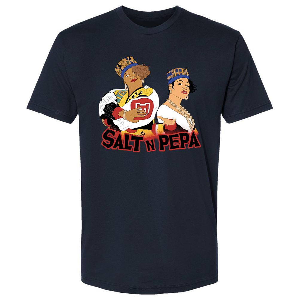 Premium Unisex T-Shirt - White - Midnight Navy - 14