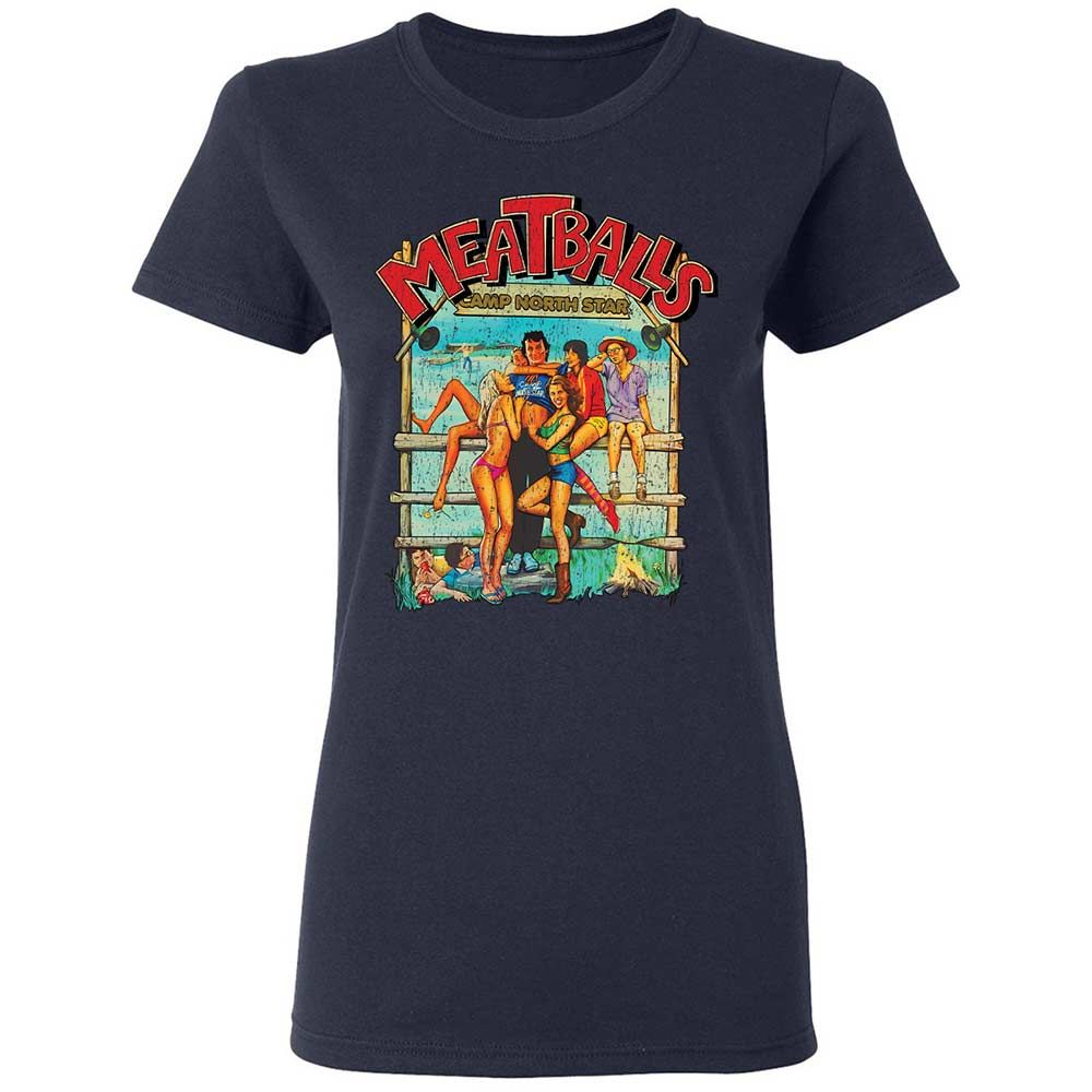 Women's T-Shirt - TPM2NRZ4 - Navy - 14