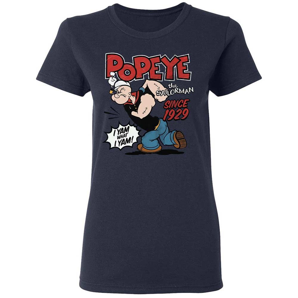 Women's T-Shirt - 5DE9FGVE - Navy - 14