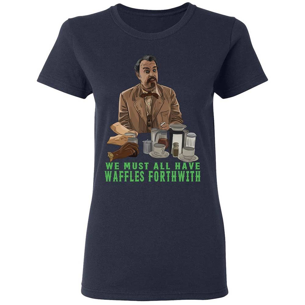 Women's T-Shirt - FZJG48HF - Navy - 14