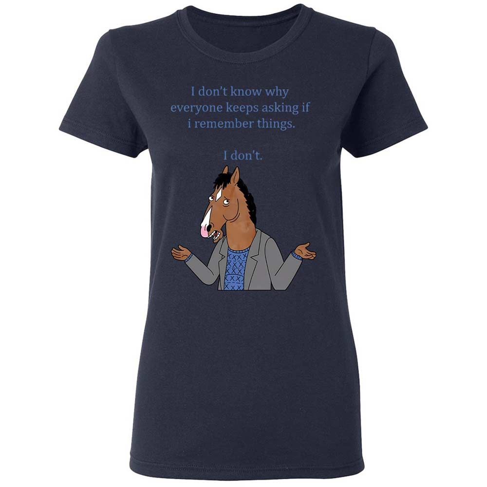 Women's T-Shirt - FR46AMQY - Navy - 14