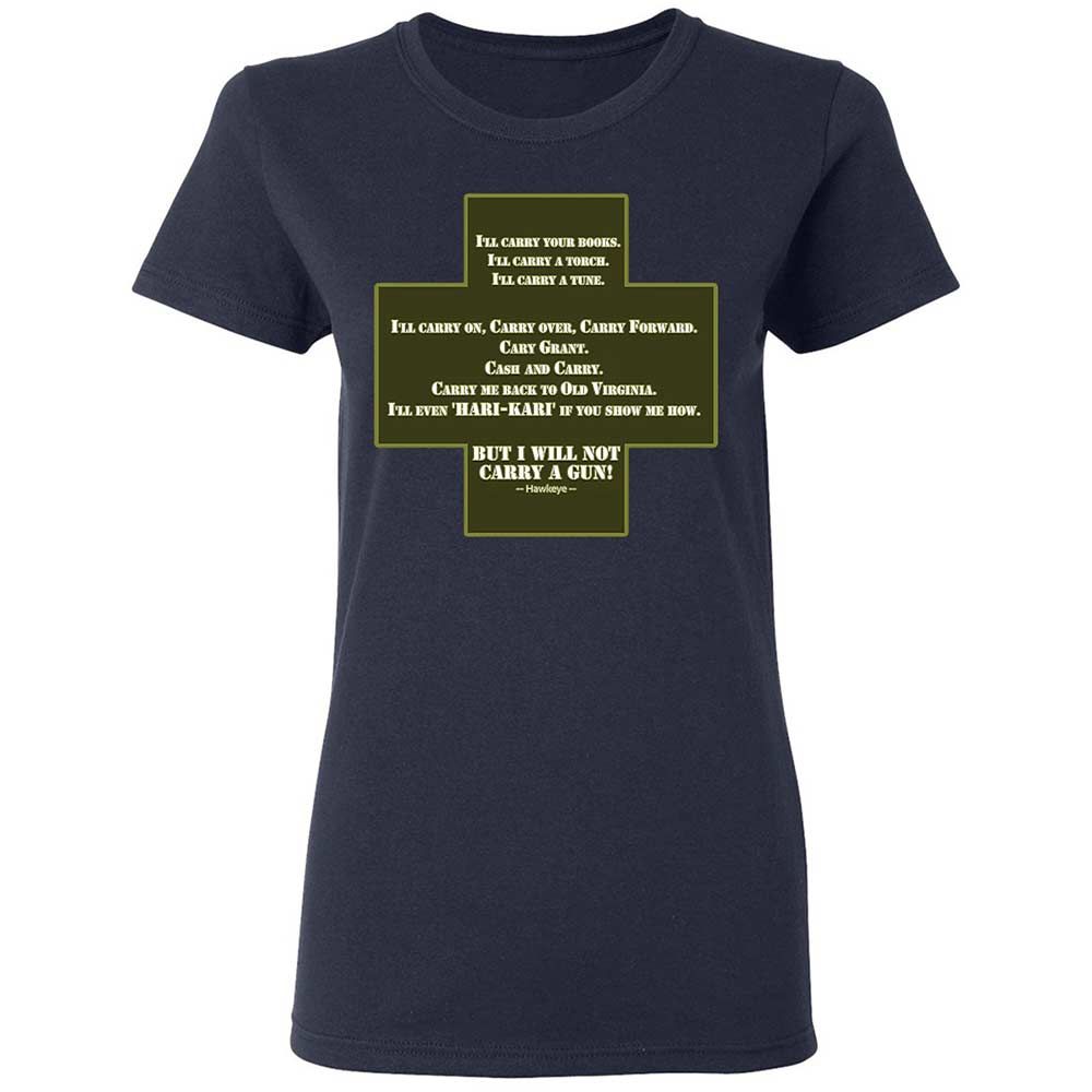 I Will Not Carry a Gun - Navy - 14