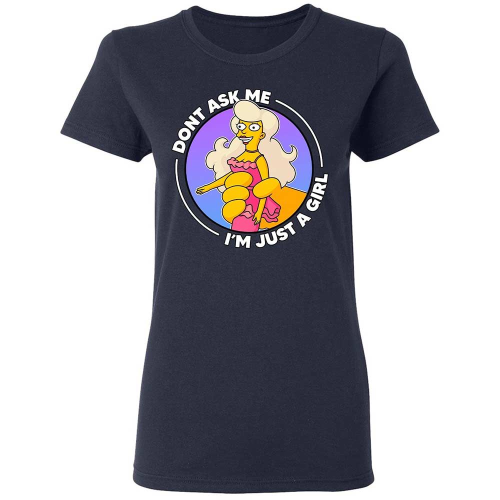 Don't Ask Me I'm Just A Girl - Navy - 14
