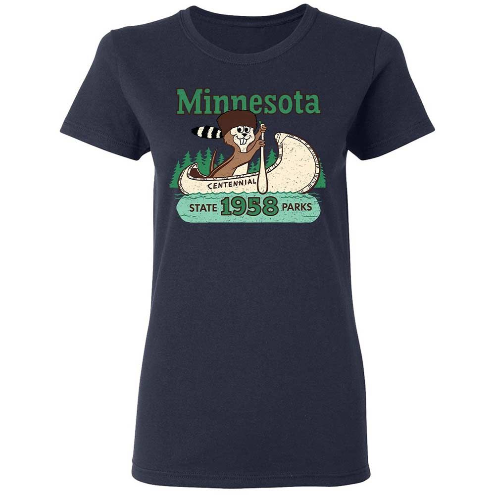 Women's T-Shirt - 4EW6CFYT - Navy - 14