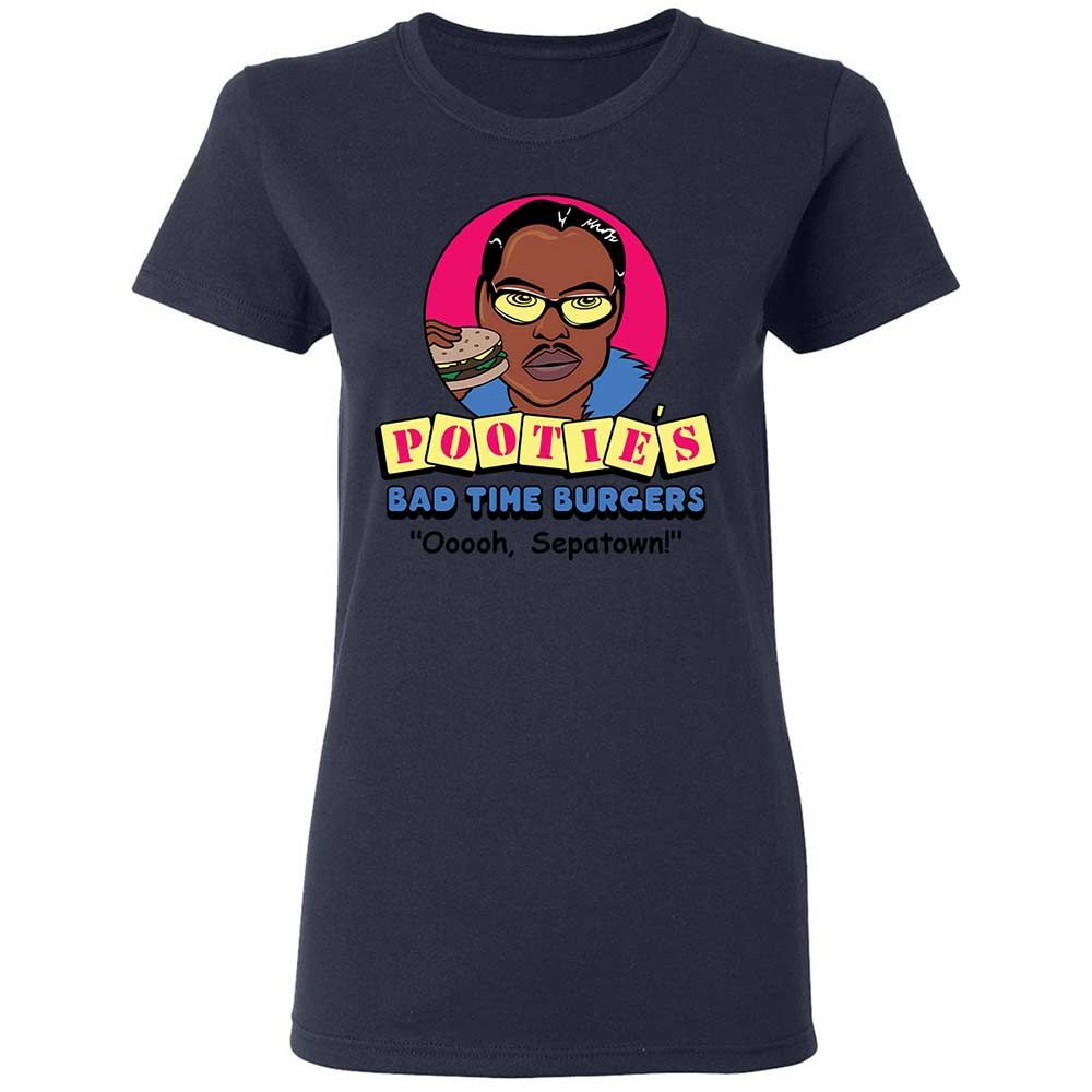Pootie's Bad Time Burgers - Navy - 14