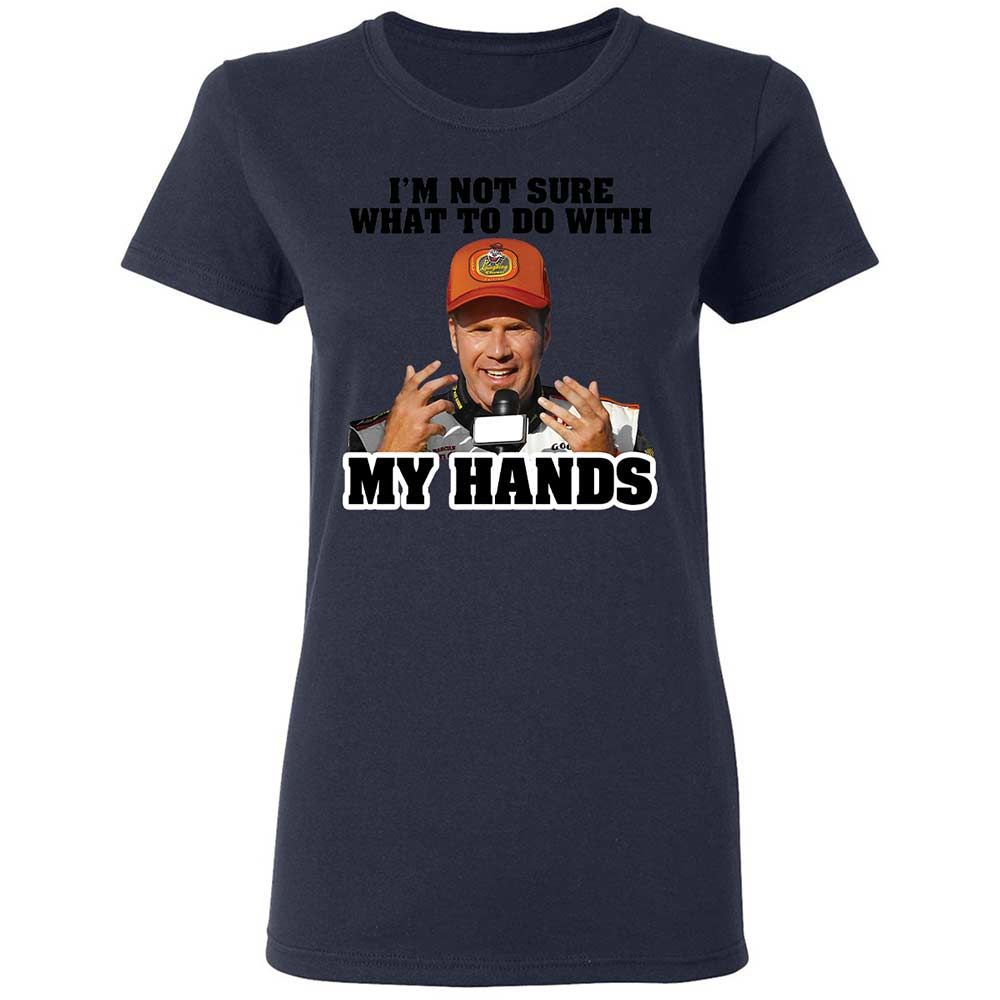 I'm Not Sure What To Do With My Hands - Navy - 14