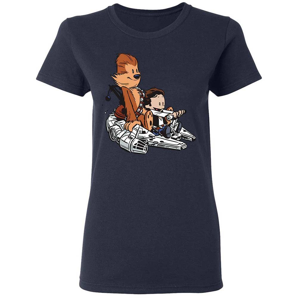 Han and Chewie - Navy - 14