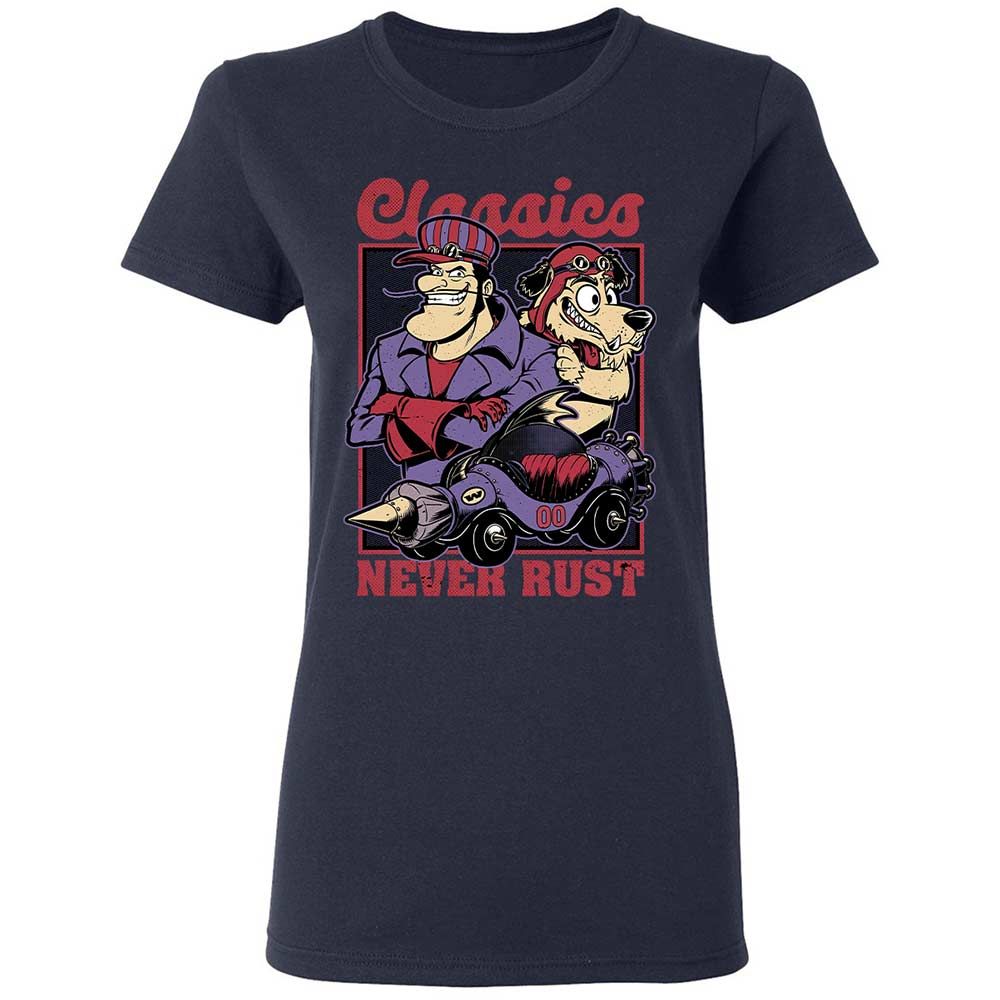 Women's T-Shirt - HCK89CA7 - Navy - 14
