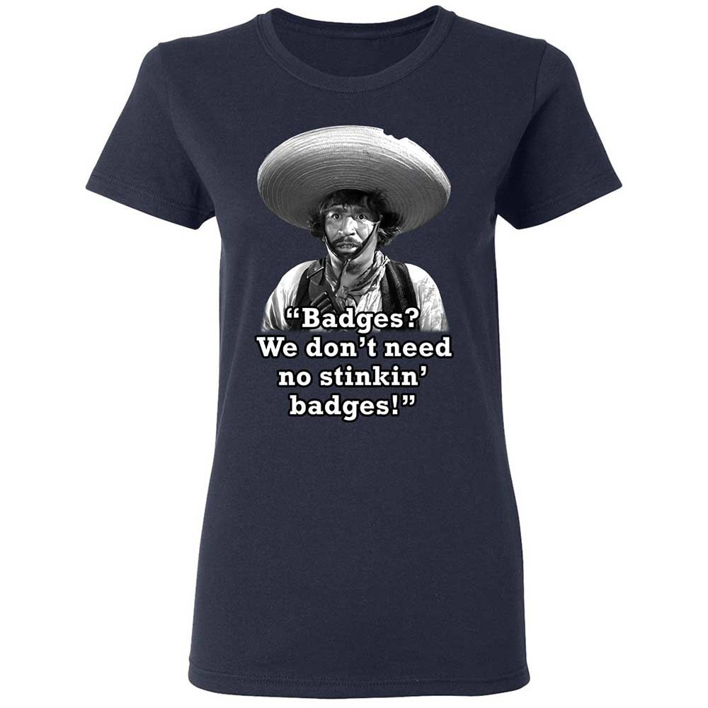 We don't need no stinkin' badges - Navy - 14