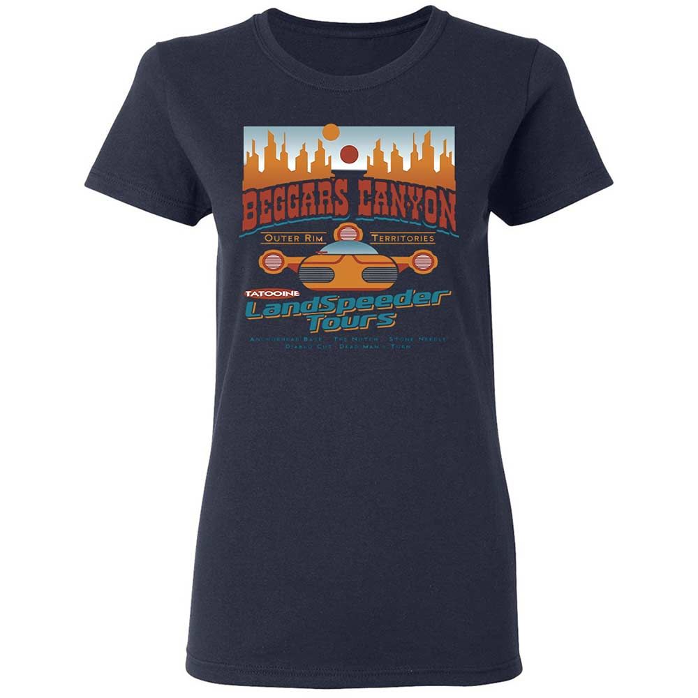 Women's T-Shirt - 747Z9QBP - Navy - 14