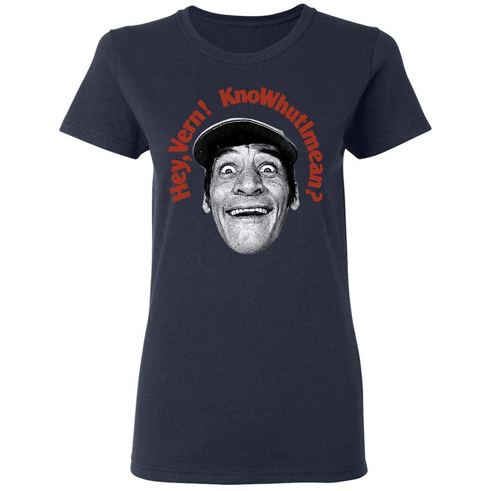 Women's T-Shirt - 3T7DA1KU - Navy - 14