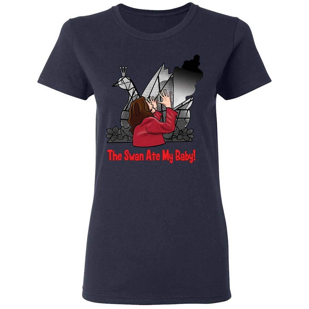 The Swan Ate My Baby - Navy - 14