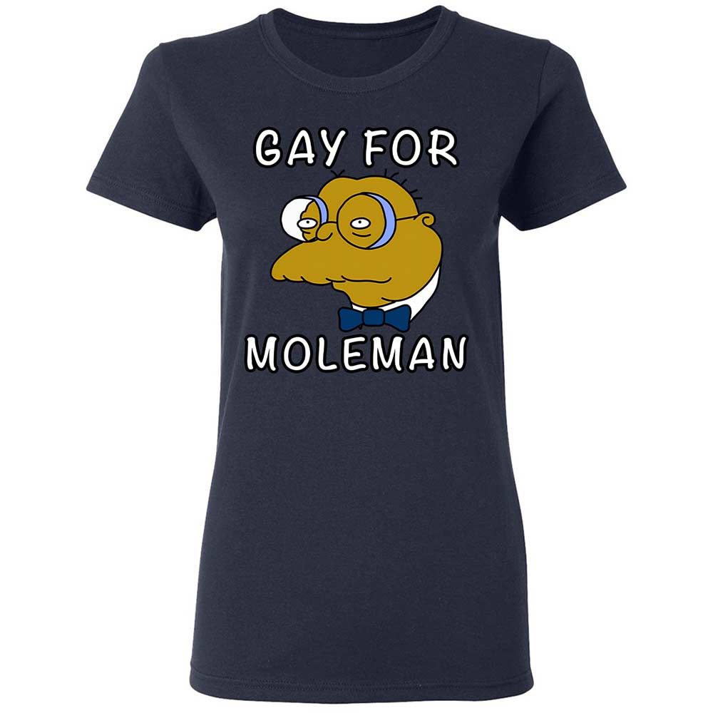 Gay for Moleman - Navy - 14