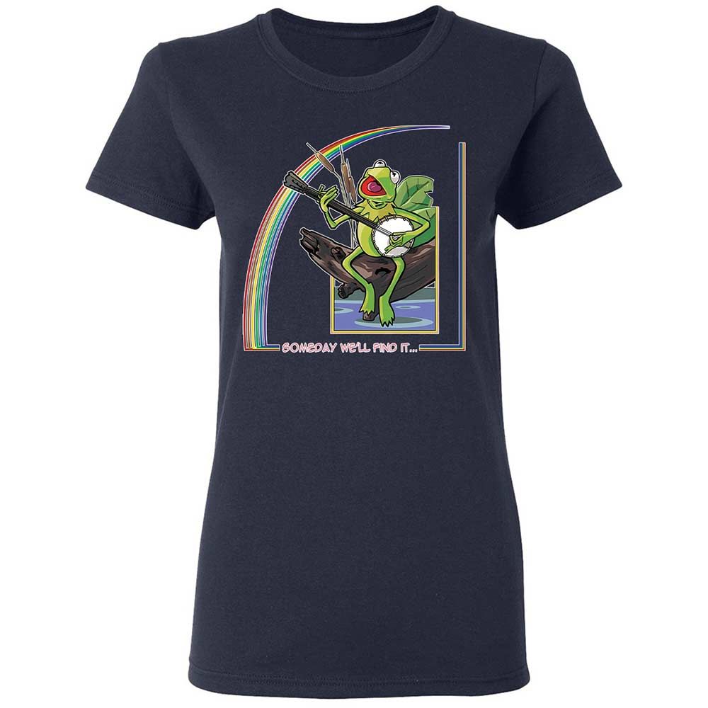 Women's T-Shirt - White - Navy - 14