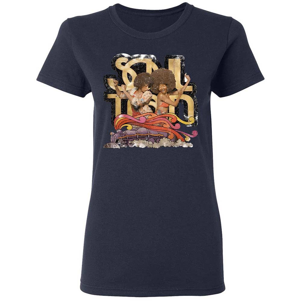 Retro Soul Train Dance Vibes - Navy - 14