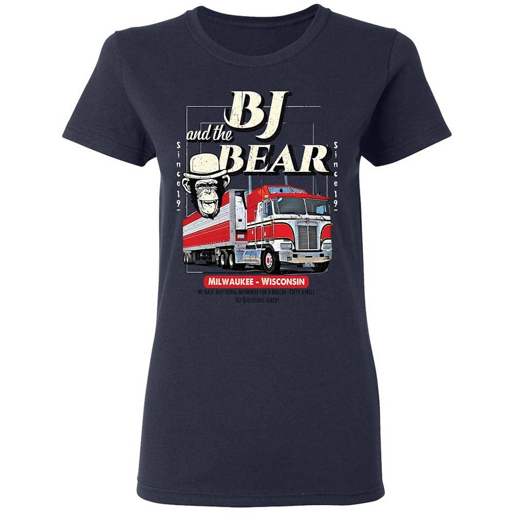 Women's T-Shirt - 4R66MCHJ - Navy - 14