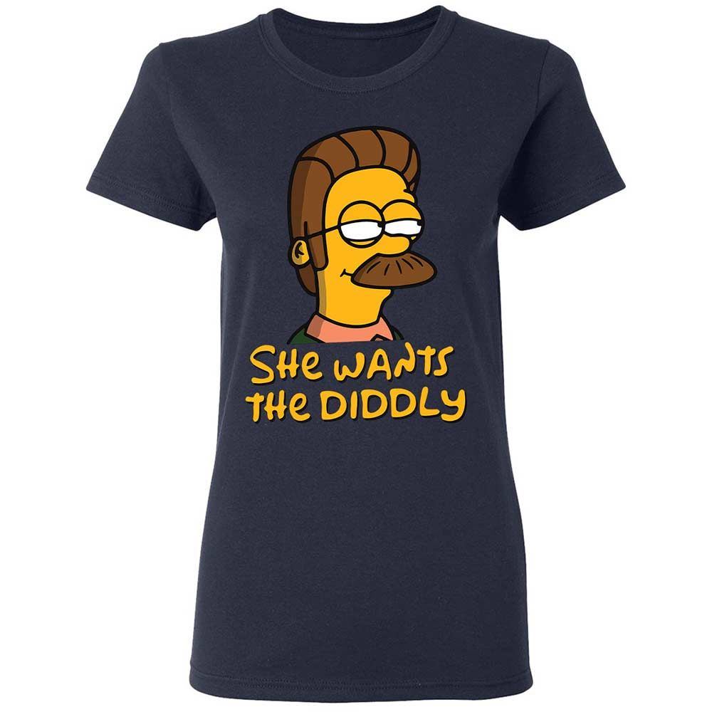 She Wants The Diddly - Navy - 14