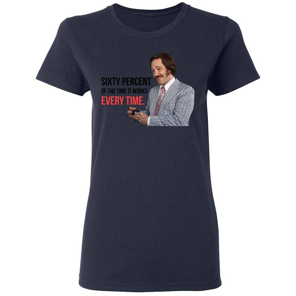 Women's T-Shirt - 871B9KUT - Navy - 14