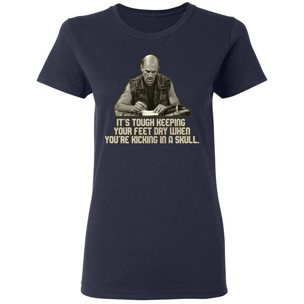 Women's T-Shirt - 5V9PGDBV - Navy - 14