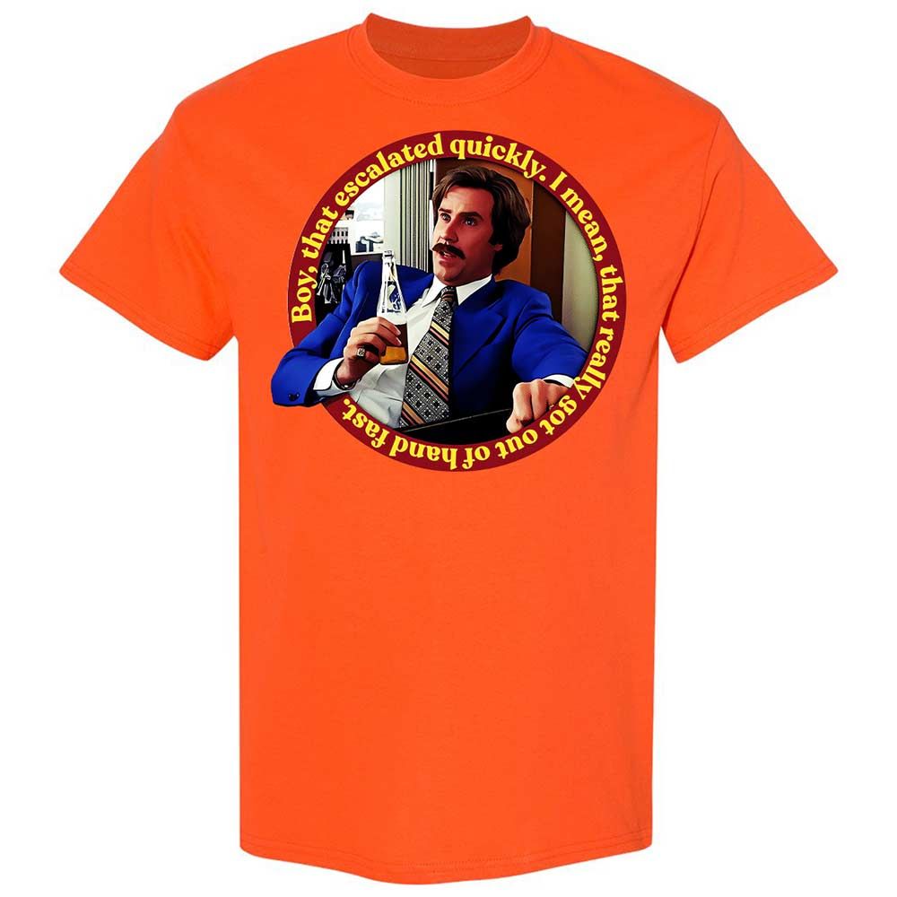 Classic Unisex T-Shirt - Q9J1EGS1 - Orange - 14