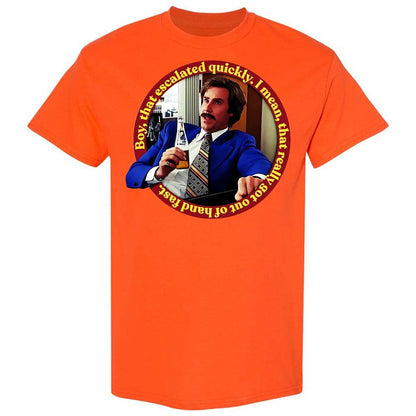Classic Unisex T-Shirt - Q9J1EGS1 - Orange - 14