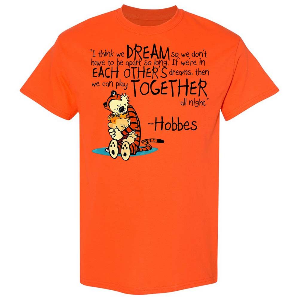 Calvin Hobbes Dreams - Orange - 14