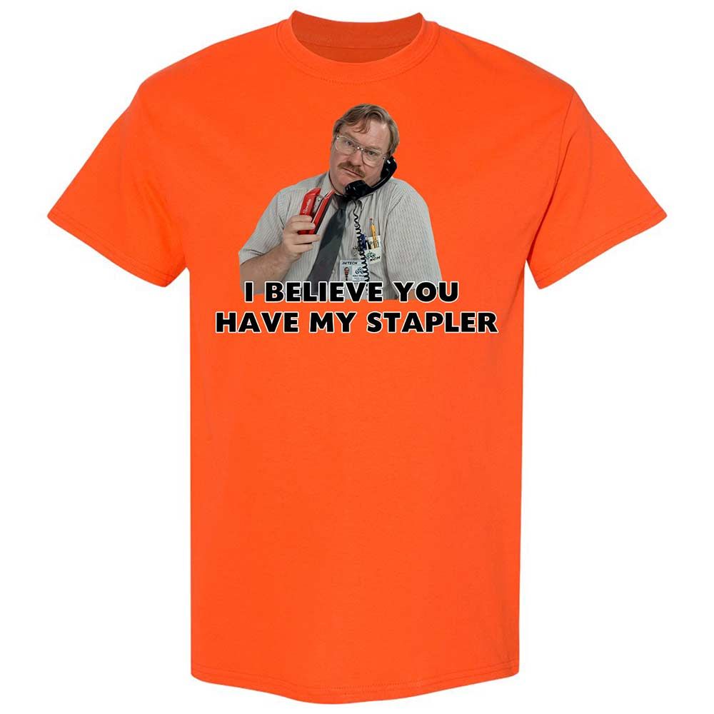 I believe you have my Stapler - Orange - 14