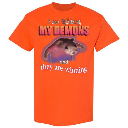 I'm fighting my demons - Orange - 14