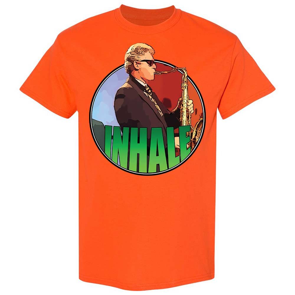 Playing the Saxophone - Orange - 14
