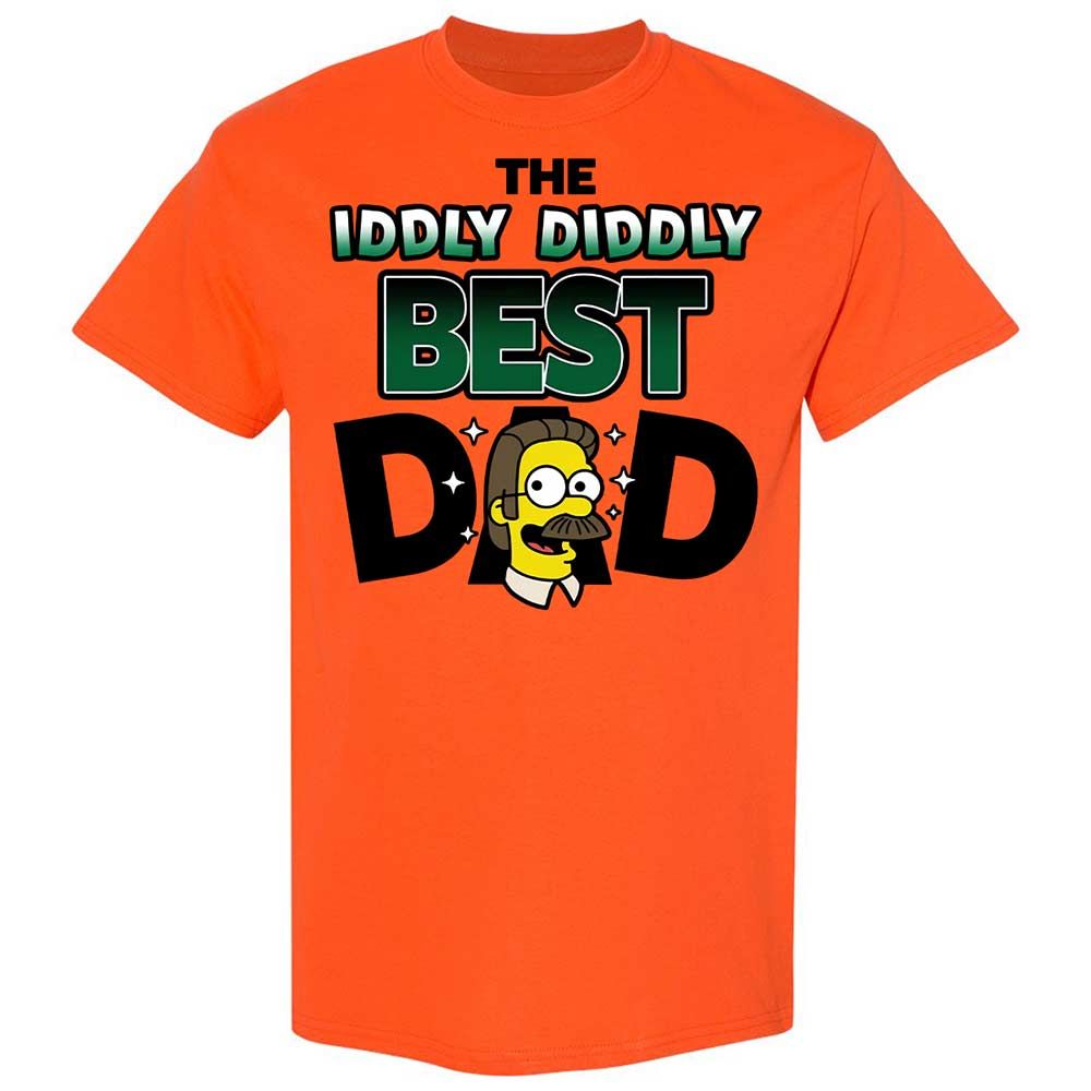The Iddly diddly best dad - Orange - 14
