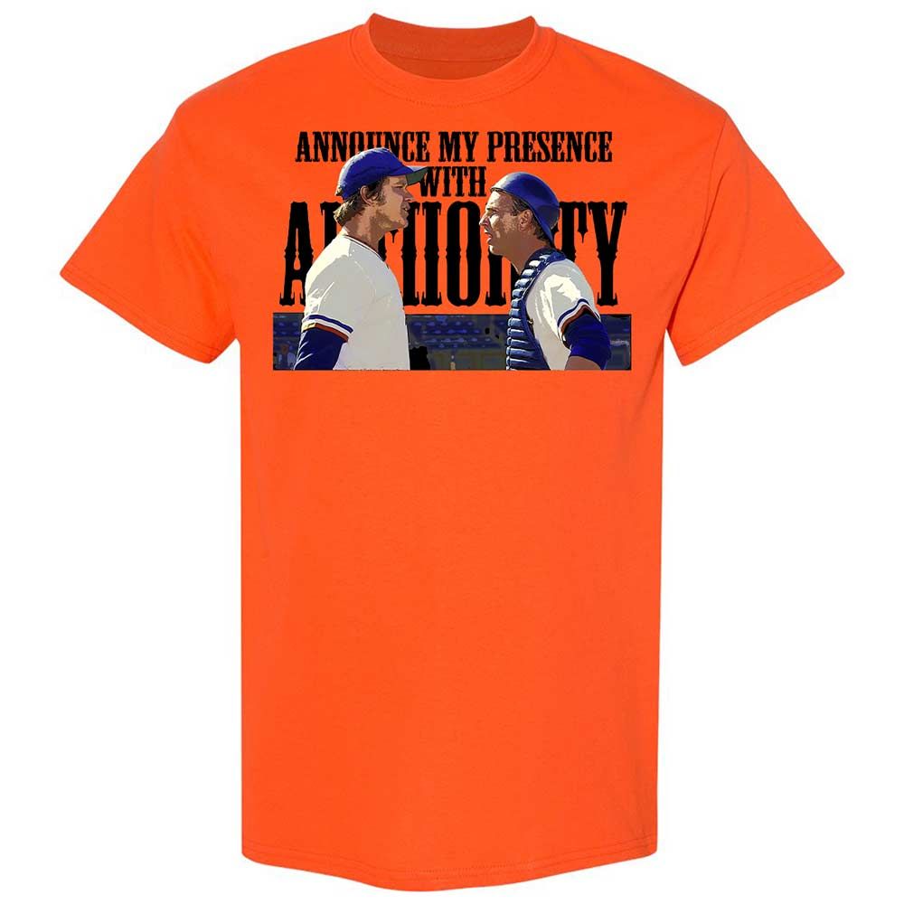 Announce my presence with authority - Orange - 14